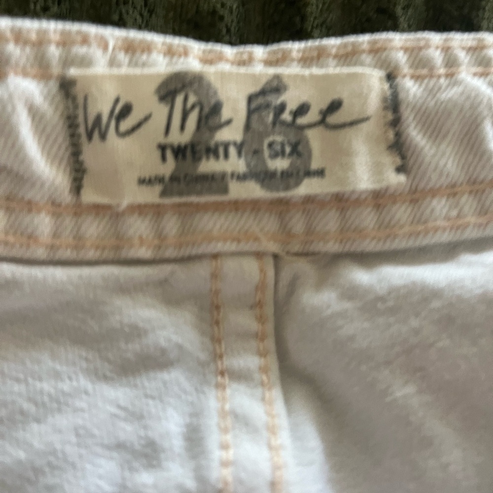 wide leg jeans with stitched detail comfy flattering fit- some stretch - Picture 2 of 5